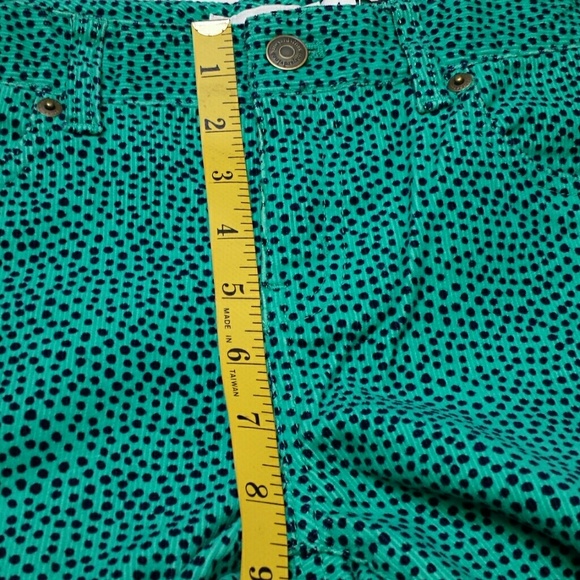 Vineyard Vines Camden Green Dot Print Pants Size 4 - Picture 4 of 8